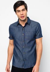 Short Sleeve Denim Shirt