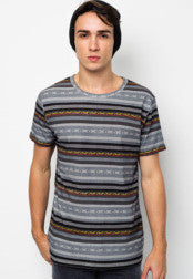 Overall Aztec Print Tee