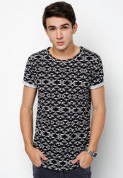 Overall Aztec Print Tee