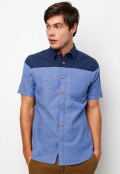 Short Sleeve Shirt With Cut&Sew