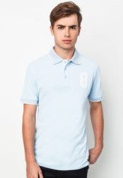 Contrasting Collar Polo Tee