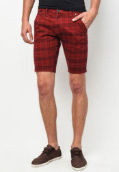 Checkered Color Short Pants