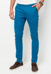 Rugged Color Long Pants