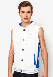 Men Lifestyle Sleeveless Hoodie