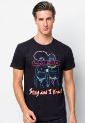 LMFAO Sexy Sketch Neon T-Shirt