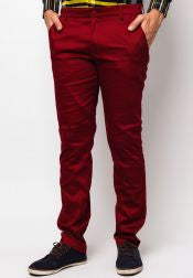 Maroon Milok Chino Pants