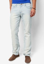 Stitch Design Straight Cut Jeans