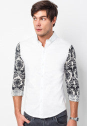 Printed Long Sleeve Shirt