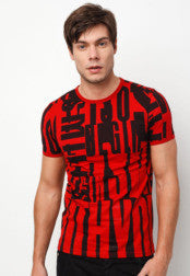 Contrast Print T-Shirt