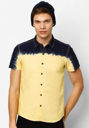 Ombre Short Sleeves Shirt