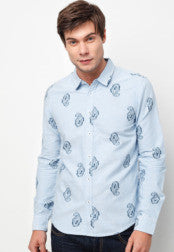 Paisley Print Long Sleeves Shirt