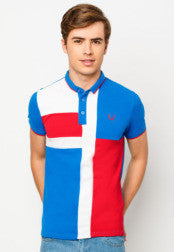 Color Block Polo Tee