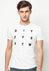 Alphabet Print T-shirt