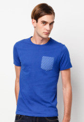 Star Print Pocket T-Shirt