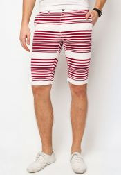 Stripe Print Shorts