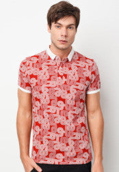 Printed Polo Tee