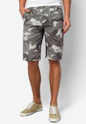 Camo Print Shorts