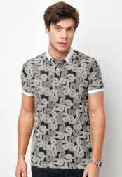 Printed Polo Tee