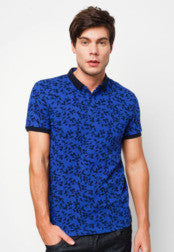 Floral Print Polo Shirt