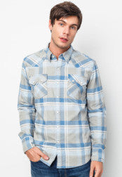 Long Sleeve Sawtooth Western Shirt