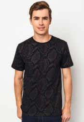 Men Snake Skin T-Shirt