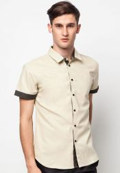 Slim Fit Short Sleeves Shirt