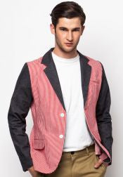 Color Blocking Stripe Jacket