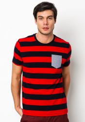 Striped Round Neck T-Shirt