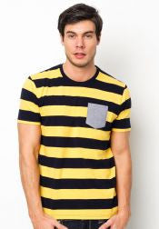 Striped Round Neck T-Shirt