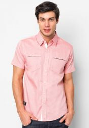 Front Pockets Short Sleeve Shirt