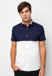 Contrast Top Short Sleeve Shirt