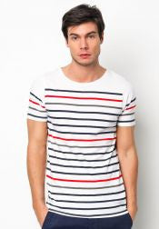 Stripe Short Sleeves T-Shirt