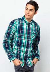 Check Print Long Sleeve Shirt